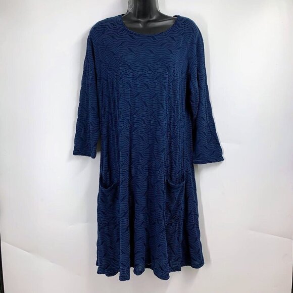 Cut Loose‎ Women's Long Sleeve Cotton Pocket Pullover Stretch Dress Size M - Picture 1 of 15